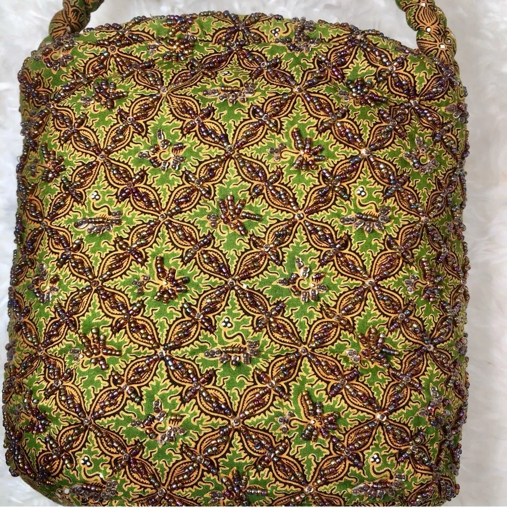 BELLASIMA BEADED FABRIC BAG - Picture 11 of 13